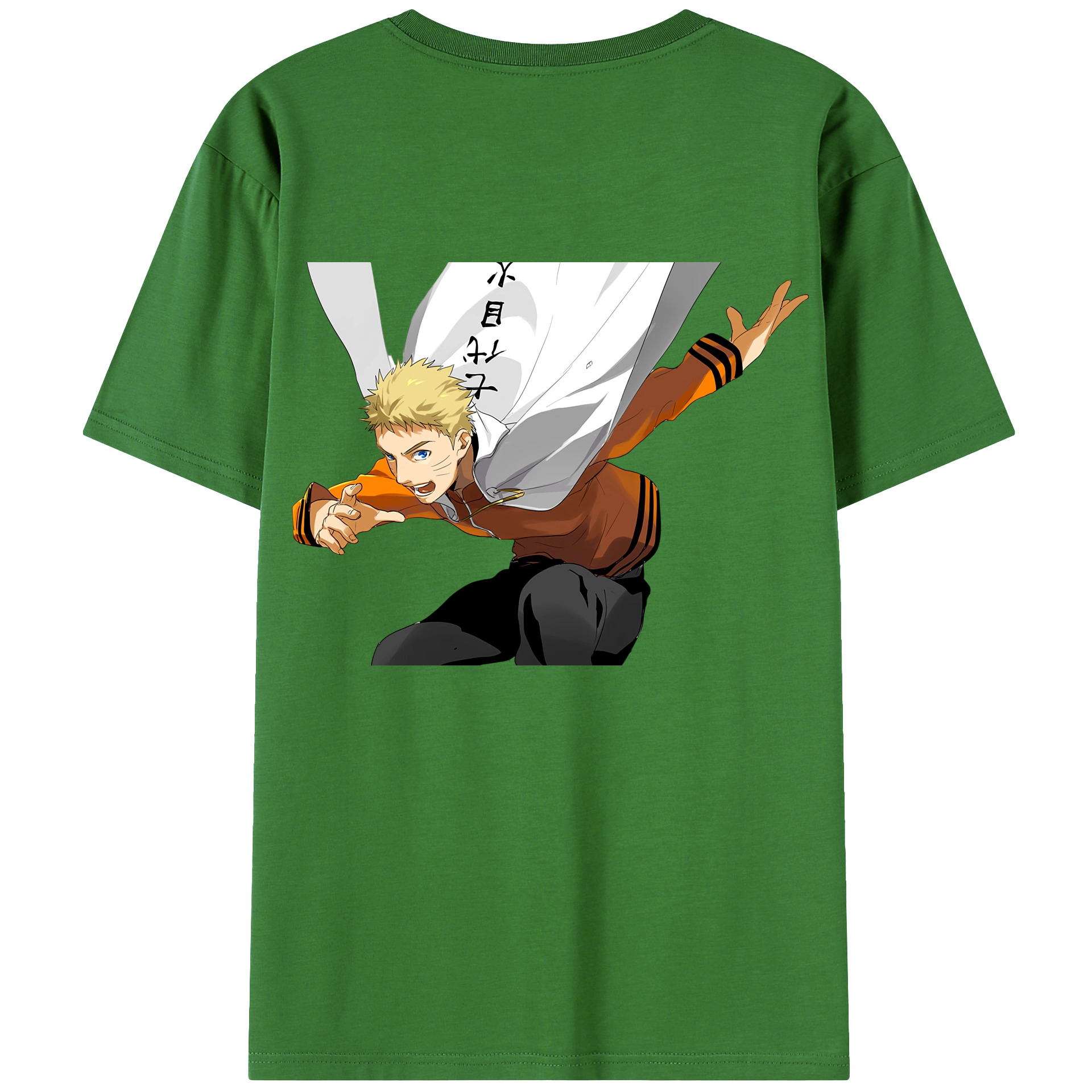 （画像用） NARUTO -ナルト- うずまき ナルト Uzumaki Naruto レディース半袖Tシャツ(バックプリント)